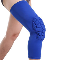 Hot Pressed Honeycomb Knee Pads Basketball Climbing Sports Knee Pads Protective Gear, M (Blue), L (Blue), XL (Blue), XXL (Blue)