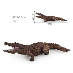 Simulation Crocodile Model PVC Wild Animal Static Decoration Toy, LX829, PL127-888, PL127-923, 3 PCS / Set
