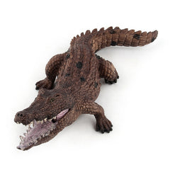 Simulation Crocodile Model PVC Wild Animal Static Decoration Toy, LX829, PL127-888, PL127-923, 3 PCS / Set