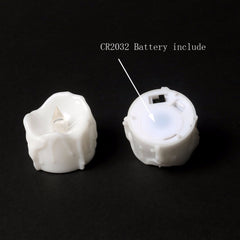 12 PCS/Box  LED Candle Electronic Tea Wax Simulation Tears Electronic Candle Light Wedding Decoration Candle Light