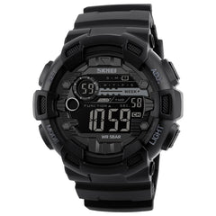 SKMEI 1243 Men Sports Watch Outdoor Waterproof Digital Watch, Red, Black, Golden