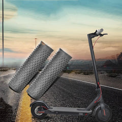 2 Pairs Scooter Accessories Handlebar Rubber Handle Cover For Xiaomi Mijia M365 / M365 Pro, Black, Gray