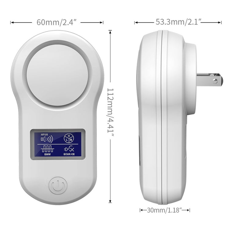 BG-305 Display Ultrasonic Insect Repellent, BG-305 EU Plug White, BG-305 EU Plug Black, BG-305 AU Plug White, BG-305 AU Plug Black, BG-305 US Plug White, BG-305 US Plug Black, BG-305 UK Plug White, BG-305 UK Plug Black