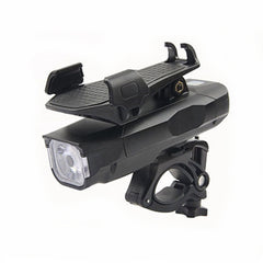 500LM Bicycle Light Mobile Phone Holder Multi-Function Riding Front Light With Horn, 4000 mAh (Black), 4000 mAh (Black Red), 4000 mAh (Black Blue), 4000 mAh (Black Orange), 2400 mAh (Black Red), 2400 mAh (Black Blue), 2400 mAh (Black Orange)           ...