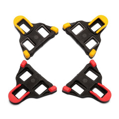 1 Pair Bicycle Splint Set 6 Degrees Road Lock Plate Special For Road Bike Shoes, DH0501 Yellow, DH0501 Red, DH0501 Pad