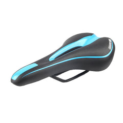 Mountain Bike Saddle Road Bike Folding Car Seat Cushion Cycling Equipment, Black Red, Black Blue, Black White, Black Yellow, Dark Green, Full Black