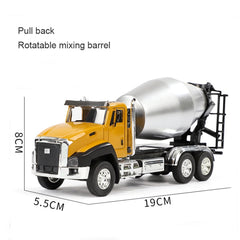 Children Toy Engineering Vehicle Set Simulation Alloy Car Model, Cement Mixer, Excavato, Dump Truck