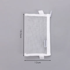 Nylon Simple Transparent Mesh Pencil Case Office School Supplies, Big Black, Big White, Big Grey, Small Black, Small White, Small Grey