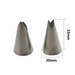 13pcs / Set Pastry Nozzles Coupler Icing Piping Tips Sets Stainless Steel Rose Cream Bakeware, 13 PCS/Set
