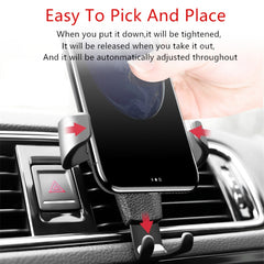 Car Air Vent Mount Gravity Phone Holder Universal Gravity Smartphone Support, Mount Gravity Phone Holder