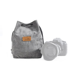 S.C.COTTON Liner Shockproof Digital Protection Portable SLR Lens Bag Micro Single Camera Bag, Square Khaki L, Square Blue L, Square Gray L, Square Brown L, Square Black L, Square Khaki M, Square Blue M, Square Gray M, Square Brown M, Square Black M    ...