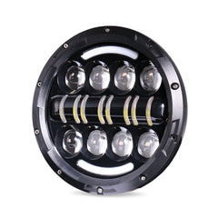 7 Inch Motorcycle Retro Modified Headlights Day Trip LED Far Near Beam Lights  For Wrangler / Harley, Day Trip LED Far Near Beam Lights