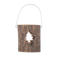 120211 Valentine Day Atmosphere Lamp Candle Holder Cafe Decoration Home Party Decoration Tea Wax Wooden Candle Cup, Snowflake, Pine, Five Stars, Love
