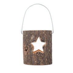 120211 Valentine Day Atmosphere Lamp Candle Holder Cafe Decoration Home Party Decoration Tea Wax Wooden Candle Cup, Snowflake, Pine, Five Stars, Love