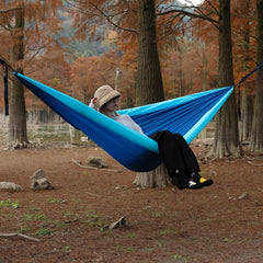 Outdoor Double Inflatable Hammock Anti-Rollover Camping Swing, Size: 270x140cm, 270x140cm Inflatable Green, 270x140cm Inflatable Blue, 270x140cm Inflatable Khaki