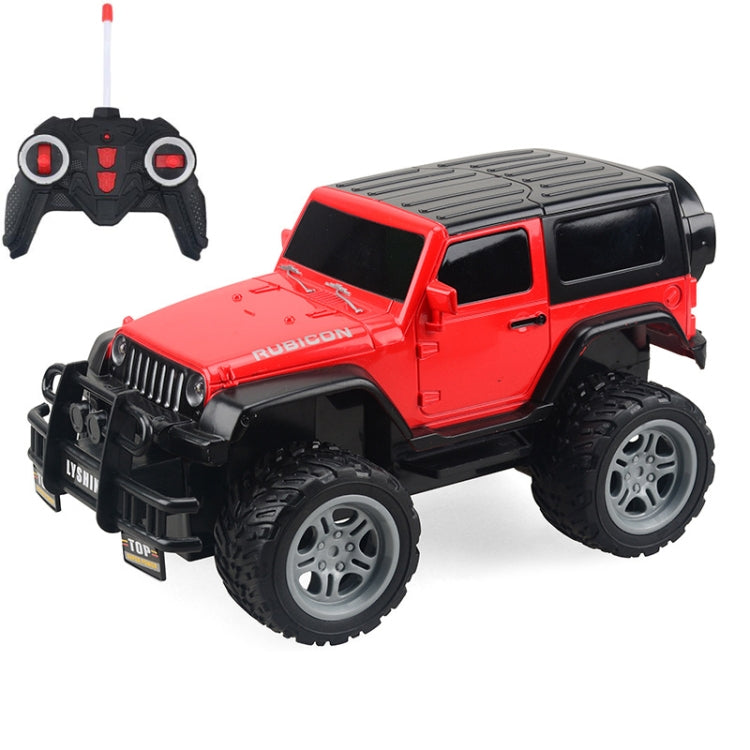 Electric Children Four-Way Remote Control Car Toy Model Toy, 1:18, Red SUV 6061