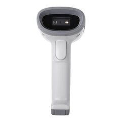 Deli 14950 One-Dimensional Two-Dimensional Scanner Supermarket Catering Scanning Gun, Wired (White), Wireless (White)