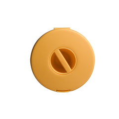 Round Data Cable Storage Box Earphone Storage Collection Box, Yellow, Blue, Transparent, Orange