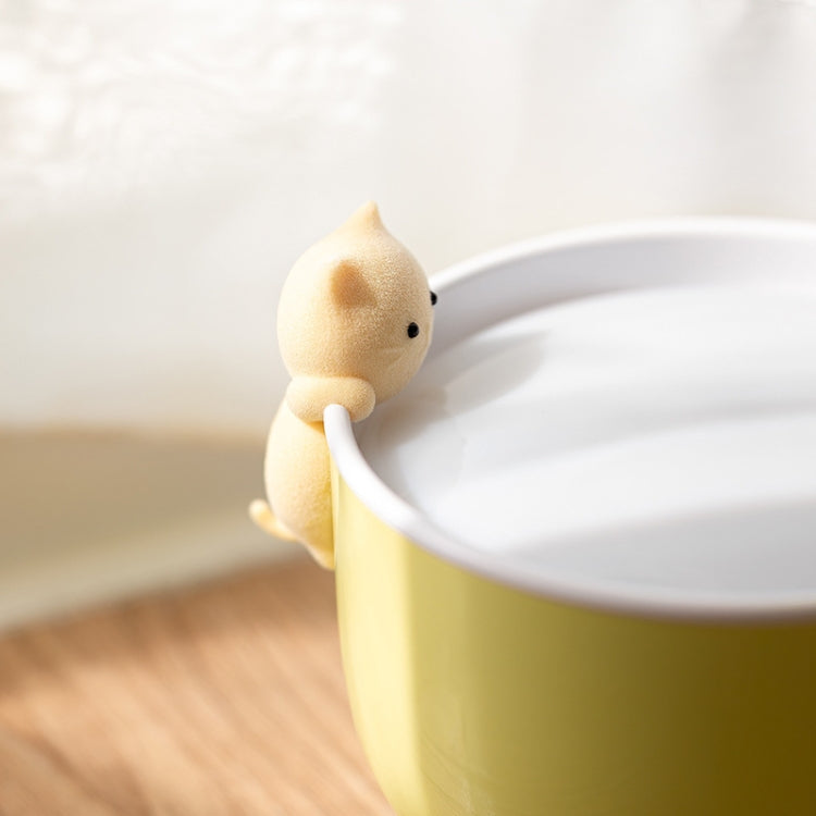 Cat Alarm Clock Night Light 2W LED Rechargeable Adjustable Children Bedroom Bedside Light, White, Pink, Beige