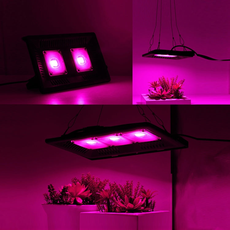 Ultra-Thin LED Plant Light, Full Spectrum COB Growth Light, Vegetable, Fruit & Flower Greenhouse Fill Light Without Plug, 50W, 100W, 150W