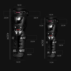 SULAITE Motorcycle Riding Protective Gear Four Seasons Anti-Fall Warm Windshield Rider Equipment,, Knee Pads