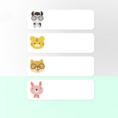 Thermal Label Paper Cosmetic Sticker Bottled Name Sticker For NIIMBOT D11 Printer, Transparent Sticker, Love, Cute Paradise, Birds and Flowers