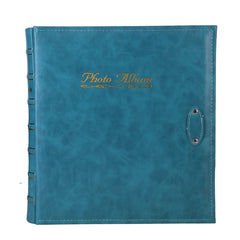 6 inch 500 Sheets Interstitial PP Album PU Leather Retro Bronzing Cover Photo Album, Red, Yellow, Blue, Black, Beige, Orange, Dark Red