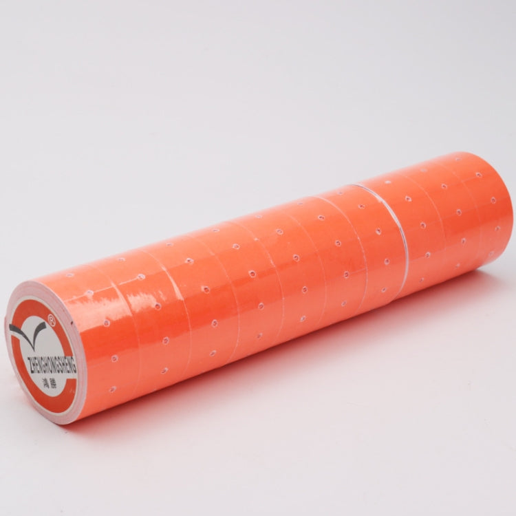 A400 3 PCS Color Coding Paper Supermarket Price Label Paper, Double Red line, Red, Yellow, Green, Pink, Pure White