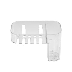 Magic Sticker Plastic Toiletry Makeup Storage Box Transparent Home Creative Organizing Box,Specification:, Shallow Style, Deep Style