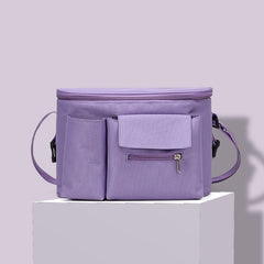 Multifunctional Stroller Hanging Bag Stroller Baby Bottle Water Bottle Bag Storage bag, Purple, Light Grey, Green