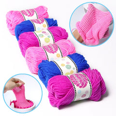 DIY Girl Knitting Scarf Hat Woolen Thread, Random Color Deilvery, Knitting Wool