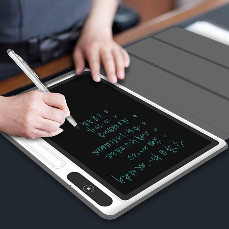 10.1 Inch LCD Handwriting Board Light Energy Electronic Drawing Board Hand-Painted Board Smart Small Blackboard Writing Board, Black  With Leather Case), Rose Red With Leather Case