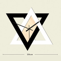Personality Creative Wall Clock Retro Silent Minimalist Decorative Clock, Retro Silent Clock