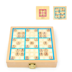 3 In1 Children Multifunctional Sudoku Board Game Puzzle Board Game, Blue, Pink