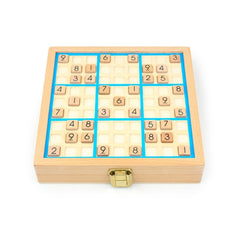 3 In1 Children Multifunctional Sudoku Board Game Puzzle Board Game, Blue, Pink