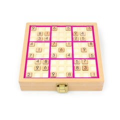 3 In1 Children Multifunctional Sudoku Board Game Puzzle Board Game, Blue, Pink