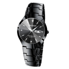 FNGEEN 5808 Men Fashion Steel Strap Quartz Watch Couple Watch, Brown Steel Coffee Surface, Black Steel Black Surface, Stainless Stee White Surface, White Steel Black Surface, Stainless Steel Blue Surface
