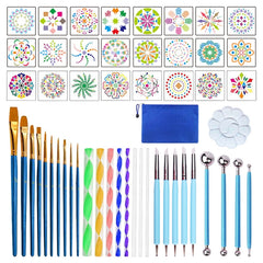 53 PCS Mandala Drawing Tool With Storage Bag, Drawing Tool