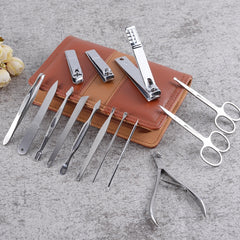 14 In 1 Nail Clippers Set Stainless Steel Beauty Manicure Tool