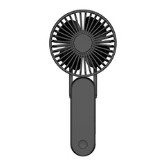 F1 USB Portable Lazy Hanging Neck Fan Mini Folding Handheld Fan, White, Pink, Green, Black