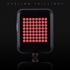 Intelligent Steering Brake Tail Light USB Rechargeable Bicycle Light Cycling Warning Safety Light, Intelligent Steering Brake Tail Light