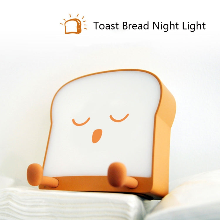 F-L-01 Toast Bread Night Light With Mobile Phone Holder Children Bedroom Timing Sleep Light, F-L-01 Toast Bread Gluttonous, F-L-01 Toast Bread Snooze, F-L-01 Toast Bread Playful
