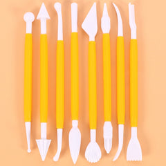 2 Sets Carving Pen Cake Fondant Carving Knife Making Cutting Tool 01030 Purple (OPP Bag Packaging), 01071 Yellow (OPP Bag Packaging), 01018 Red (OPP Bag Packaging), 02023 Blue (OPP Bag Packaging), 02030 Pink (OPP Bag Packaging)                         ...