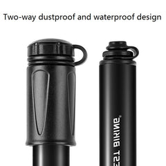 West Biking Bicycle High Pressure Pump Mini Portable Basketball Inflator With Hose, Basketball Inflator With Hose(Black)