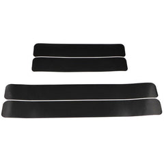 5 Sets Car Threshold Carbon Fiber Sticker Car Door Scratch Strip Anti-Kick Film Protective Pad Threshold Strip, 4 PCS / Set 3D Black, 4 PCS / Set 4D Black