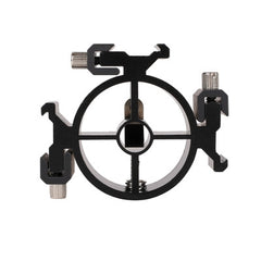 2 PCS Round Field 3 Triple Head Hot Shoe Mount Adapter Flash Holder Bracket Light Stand Holder, Round Triple Heads Bracket