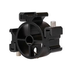 2 PCS Round Field 3 Triple Head Hot Shoe Mount Adapter Flash Holder Bracket Light Stand Holder, Round Triple Heads Bracket