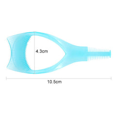 10 PCS BearPaw Practical Makeup Mascara Eyelash Applicator Eyelash Comb Three-in-one Eyelash Card Beauty Cleaning Supplies 3D Crystal