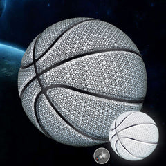 MILACHIC Number 7 Holographic Reflective Basketball Visible at Night Rainbow Star Basketball, Neon Red Lingge 6705, White Lingge 6726, Colorful Fish Pattern 6724, Pretty Moon White Square 6722, Neon Square 6725