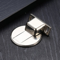 Zinc Alloy Non-Perforated Suction Silent Strong Magnetic Door Stopper, Red Ancient, Brushed Steel, Black, White, Yellow, Bright Gold, Bronze
